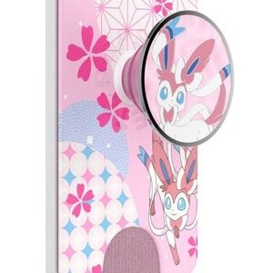 Pink Anime-Themed Phone Grip